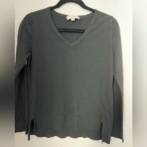 Black V Neck Sweater